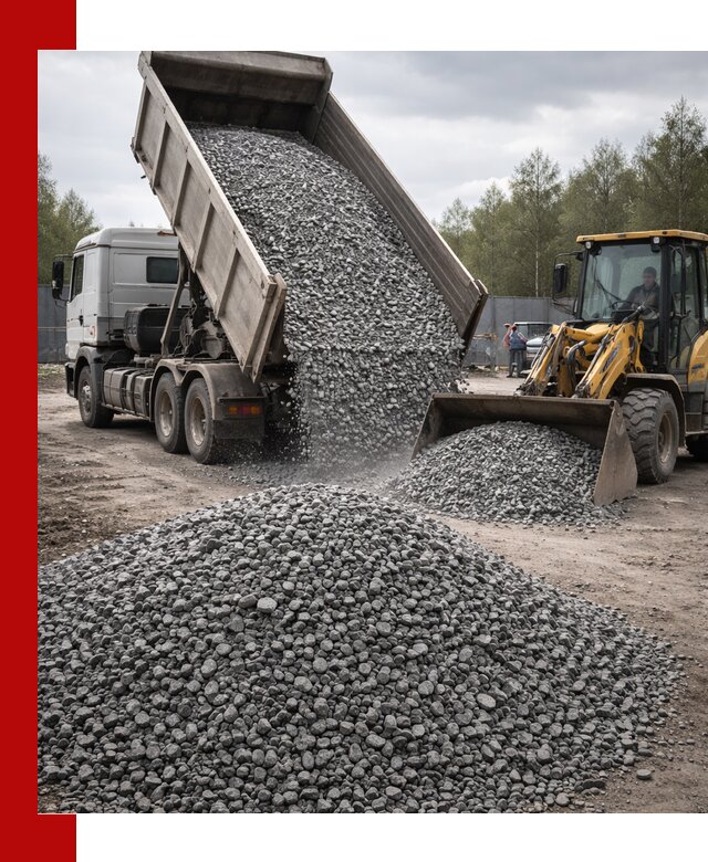 Доставка и продажа щебня гранитного в Великом Новгороде