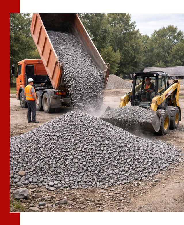 Купить гранитный щебень фракции 5–10 в Великом Новгороде с доставкой