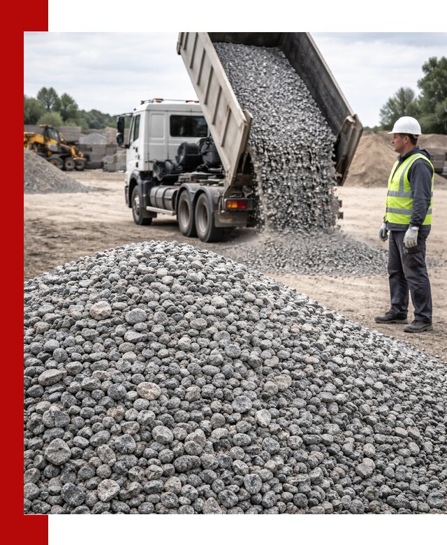 Доставка и продажа гранитного щебня фракции 5-20 в Великом Новгороде