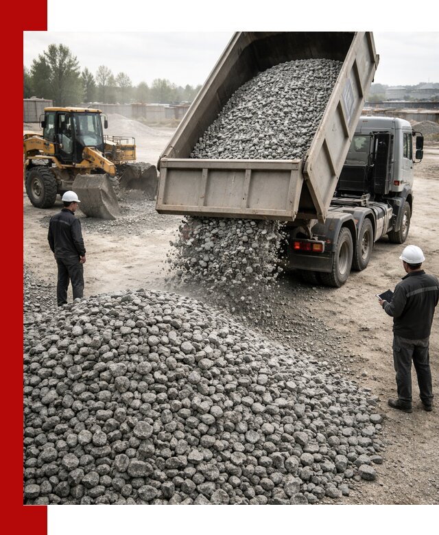 Доставка гранитного щебня фракции 20-40 в Великом Новгороде