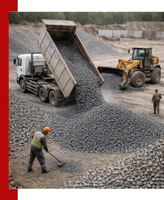 Щебень габбро-диабаз фр. 5-20 с доставкой в Великом Новгороде