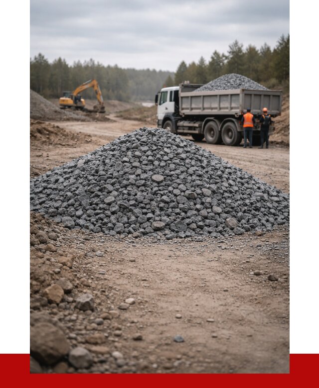 Щебень габбро диабаз фракция 40-70 в Великом Новгороде от 2251 р-ПРОНЕРУДВлк