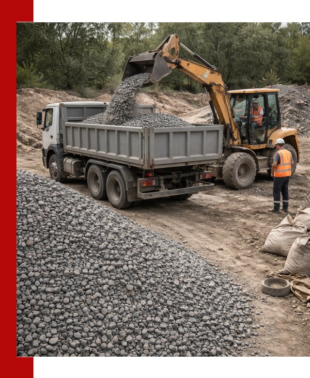 Доставка гравийного щебня в Великом Новгороде оптом и в розницу
