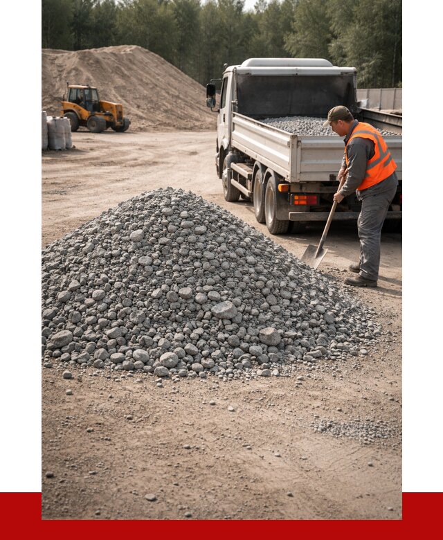 Гравийный щебень фракция 5-10 в Великом Новгороде от 2251 р. | ПРОНЕРУДВлк