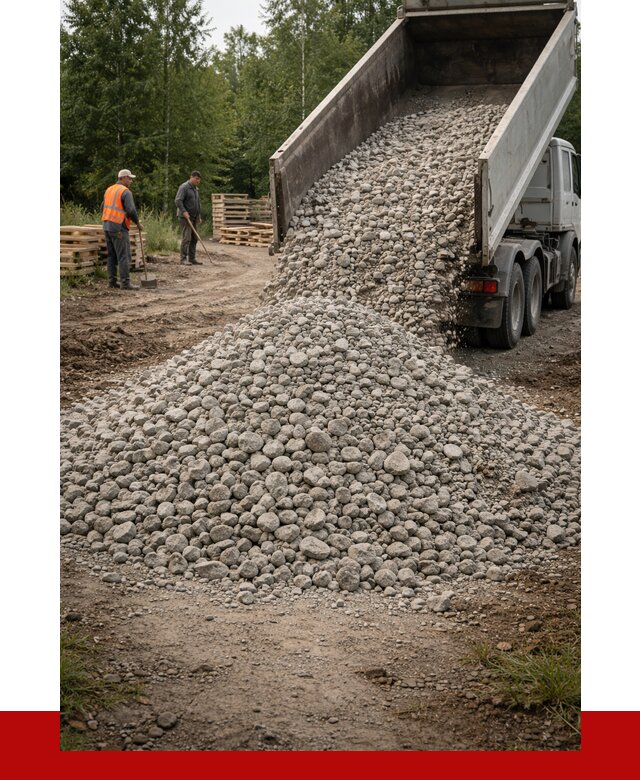 гравийный щебень фракция 70-120 в Великом Новгороде от 2506 р. ПРОНЕРУДВлк