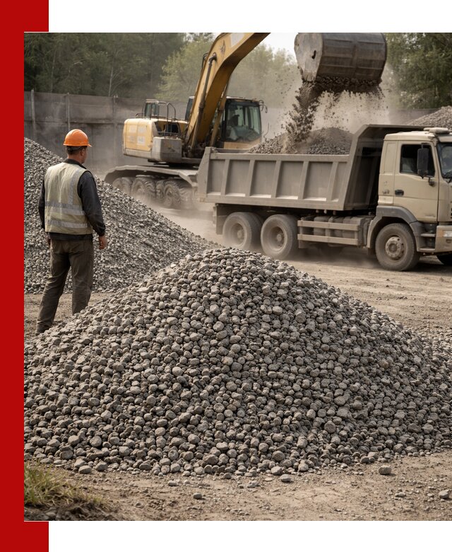 Шлаковый щебень фракция 5-20 с доставкой в Великом Новгороде