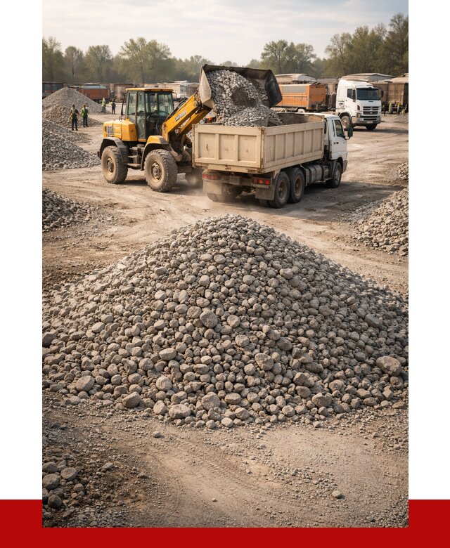 Вторичный щебень фракция 40-70 в Великом Новгороде от 1780 р, ПРОНЕРУДВлк