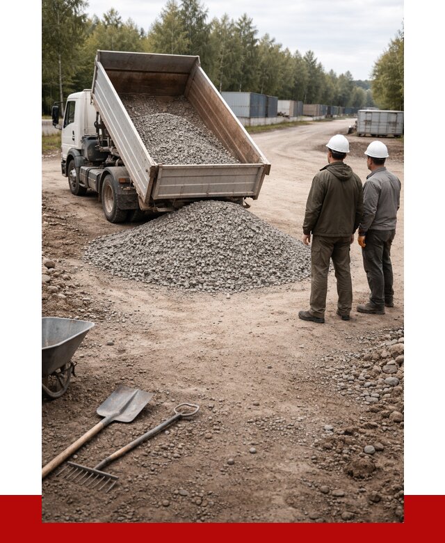 Бетонный щебень фракция 5-20 в Великом Новгороде от 3274 р., ПРОНЕРУДВлк