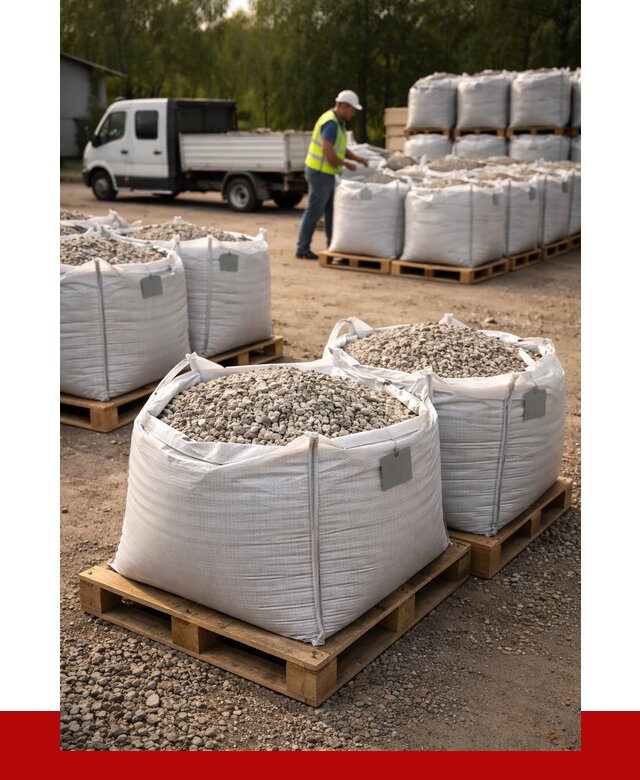 Щебень в мешках с доставкой в Великом Новгороде от 4297 р. | ПРОНЕРУДВлк