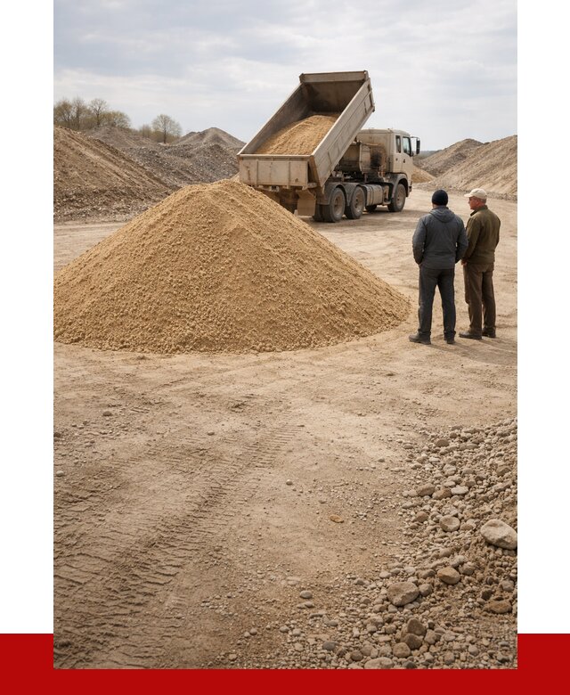 Карьерный песок крупнозернистый в Великом Новгороде от 8696 р | ПРОНЕРУДВлк