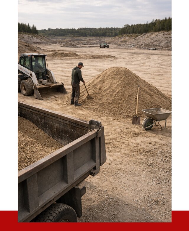 Карьерный песок среднезернистый в Великом Новгороде, от 2251 р. ПРОНЕРУДВлк