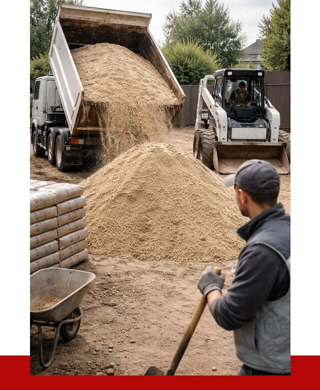 Мытый речной песок с доставкой в Великом Новгороде от 1483 р. | ПРОНЕРУДВлк