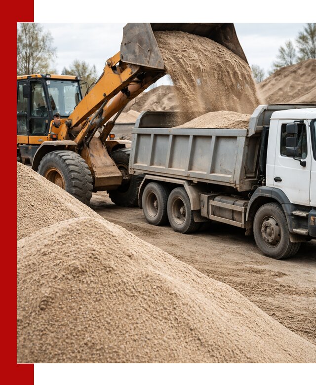Доставка сеяного песка в Великом Новгороде оптом и в розницу