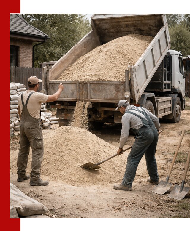 Песок для штукатурки с доставкой в Великом Новгороде качественный и чистый