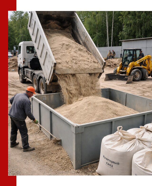 Кварцевый песок для фильтра в Великом Новгороде — доставка и качество