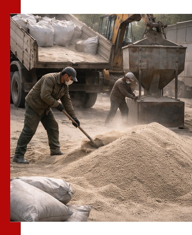 Кварцевый песок для пескоструя в Великом Новгороде — доставка и качество