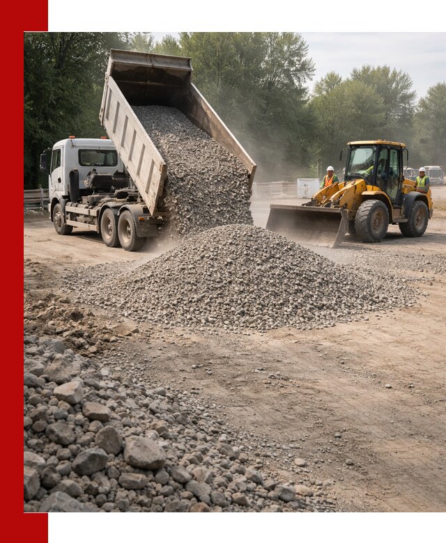 Гравий фракция 5–20 доставка в Великом Новгороде оптом и в розницу