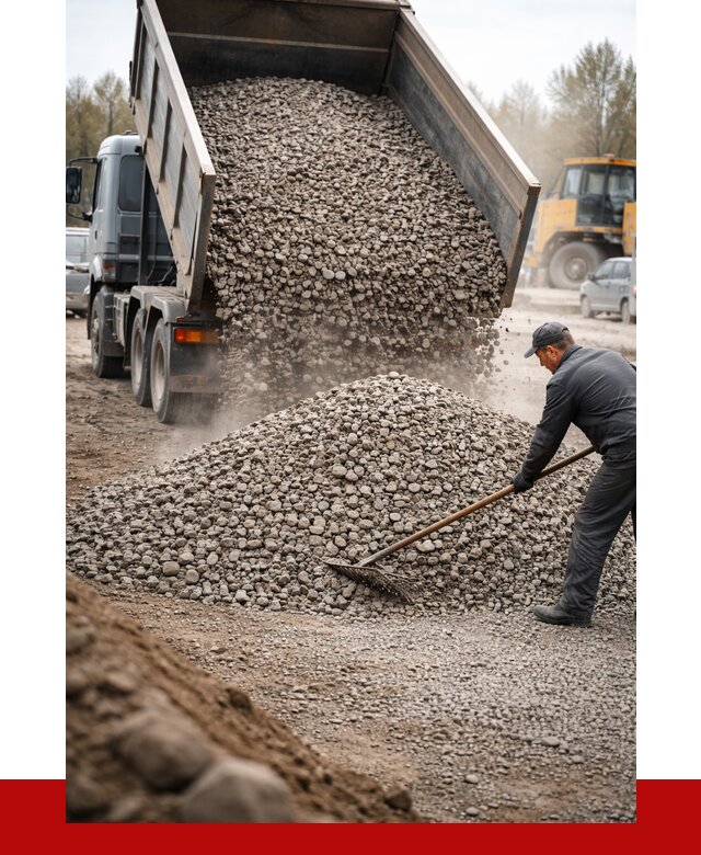 Гравий фракция 20-40 в Великом Новгороде от 2558 р. доставка | ПРОНЕРУДВлк