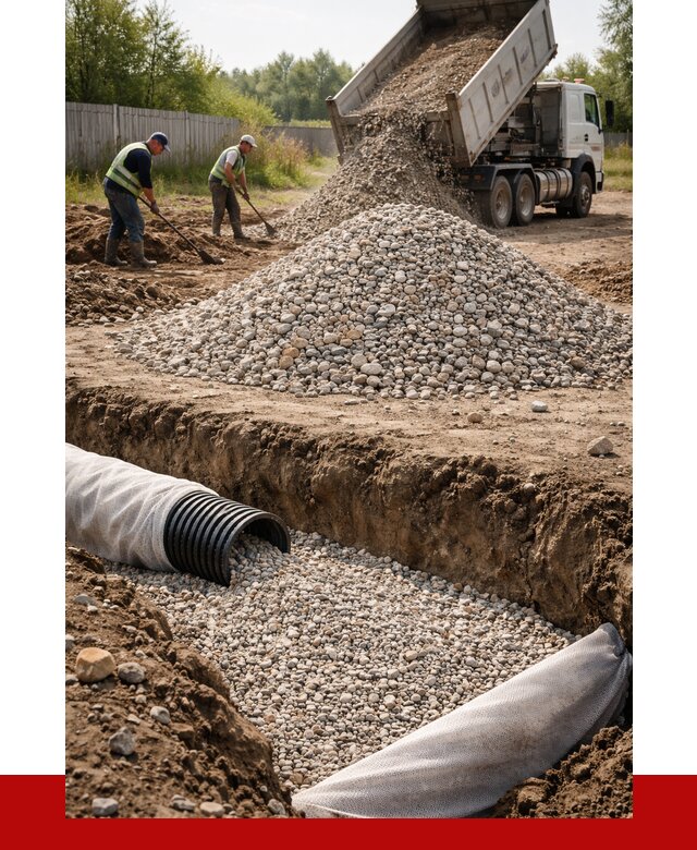 Гравий для дренажа в Великом Новгороде от 2251 р., доставка ПРОНЕРУДВлк