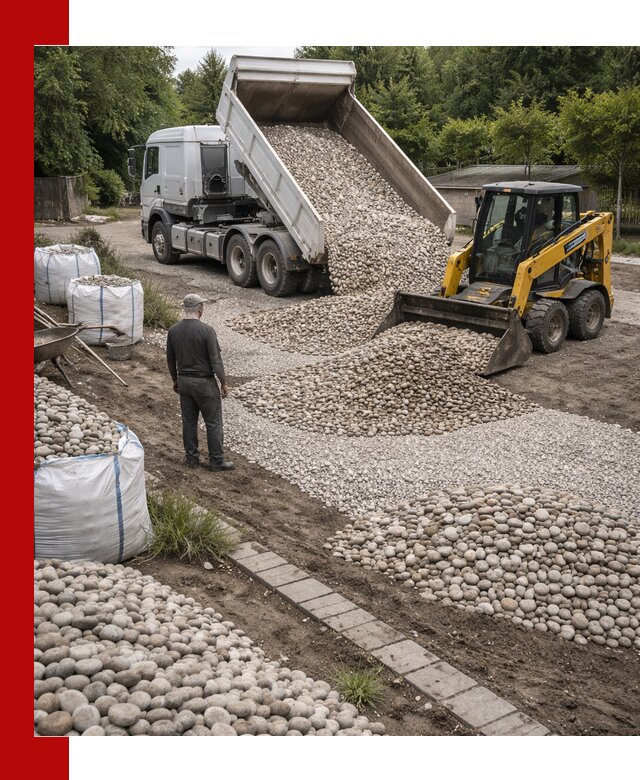Доставка морской гальки оптом и в розницу в Великом Новгороде