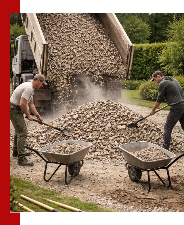 Доставка и продажа декоративной гальки в Великом Новгороде