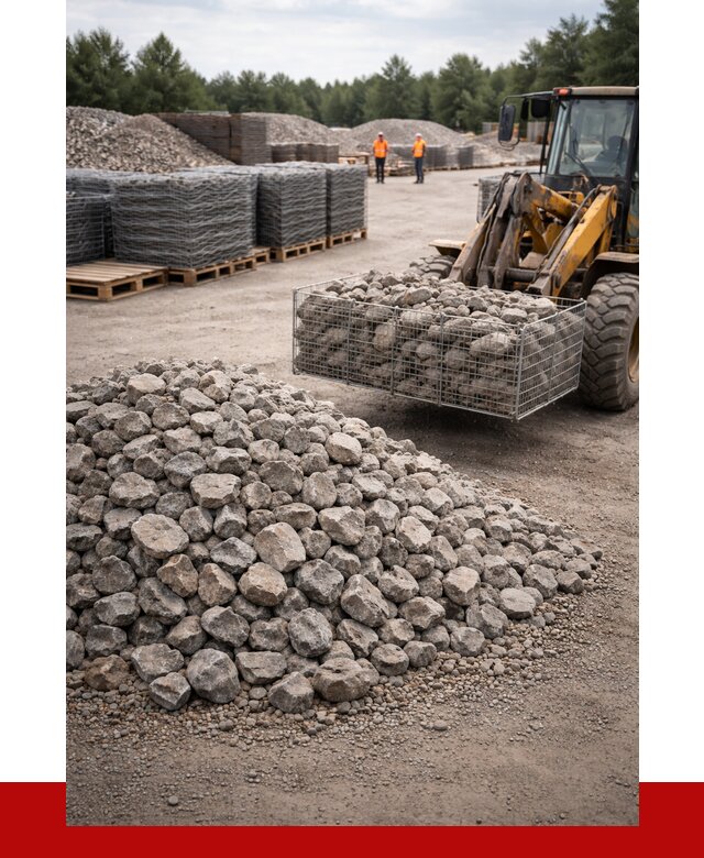 Камень для габионов фракция 70-150 в Великом Новгороде от 4297 р. | ПРОНЕРУДВлк