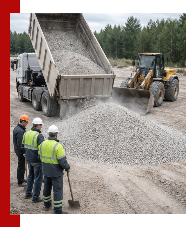 Известняковый отсев 0-5 доставка в Великом Новгороде быстро и выгодно