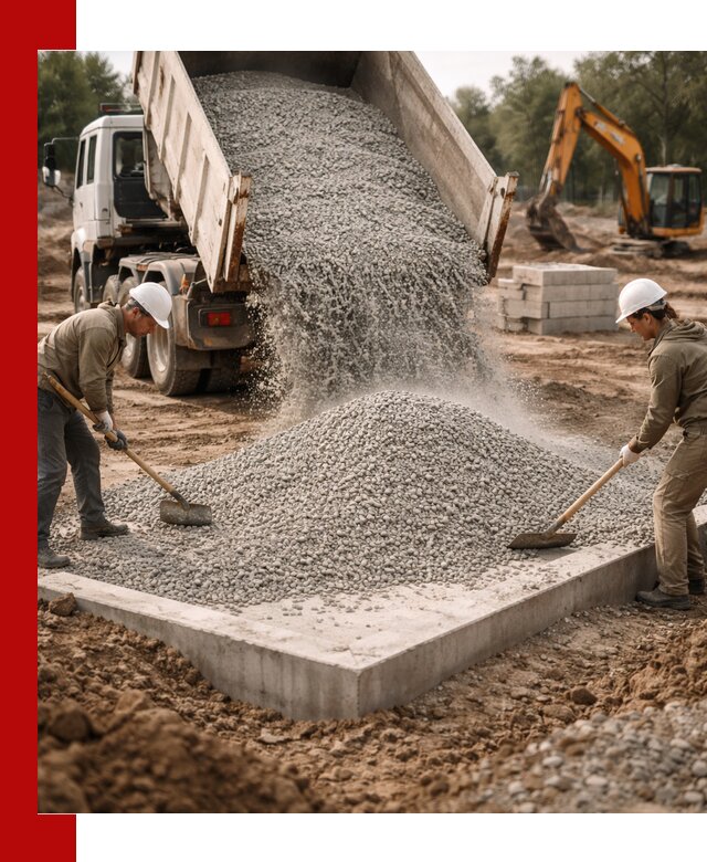 Доставка и продажа отсева для бетона в Великом Новгороде