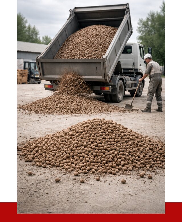 Керамзит с доставкой в Великом Новгороде от 4297 р. за м3 | ПРОНЕРУДВлк