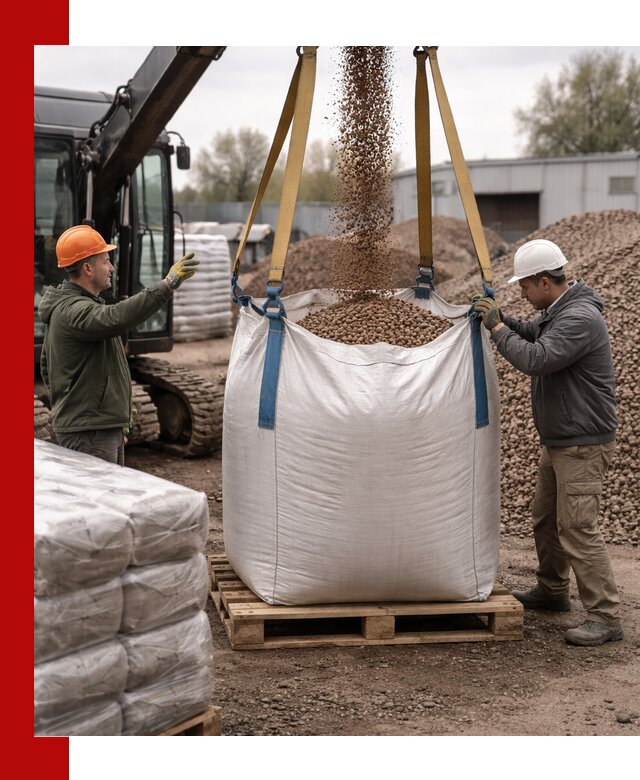 Керамзит в биг-бегах с доставкой в Великом Новгороде