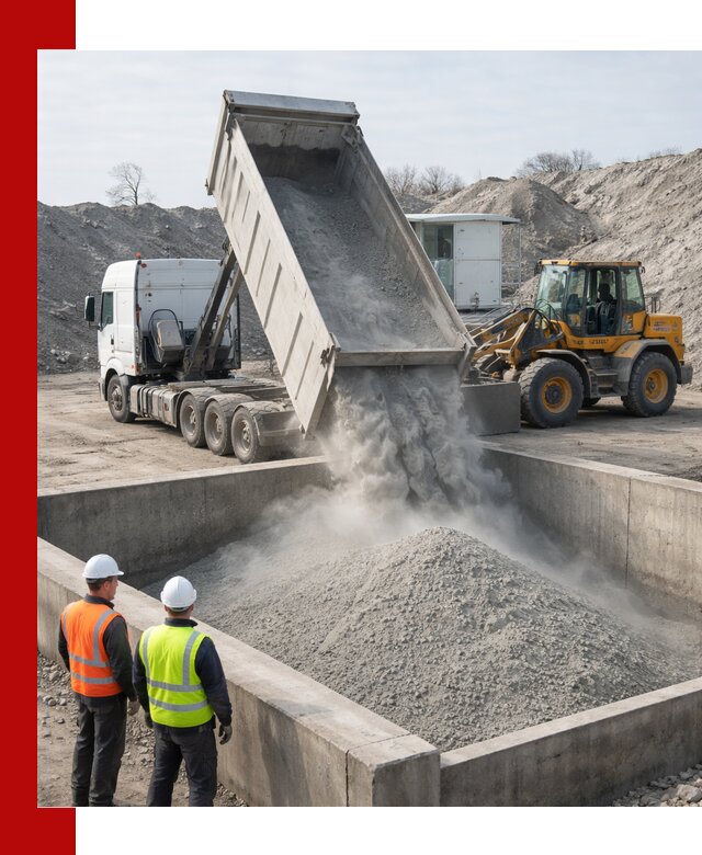 Доставка цемента навалом в Великом Новгороде крупными партиями