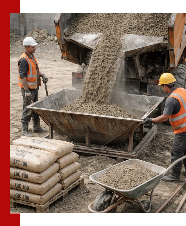 Доставка цементно-песчаной смеси М100 в Великом Новгороде