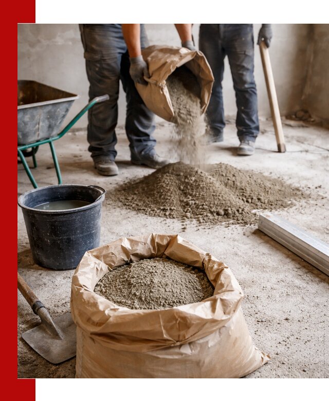 Доставка сухой смеси для стяжки в Великом Новгороде