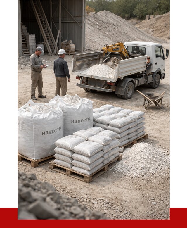 Известь строительная в Великом Новгороде с доставкой от 4297 р. | ПРОНЕРУДВлк