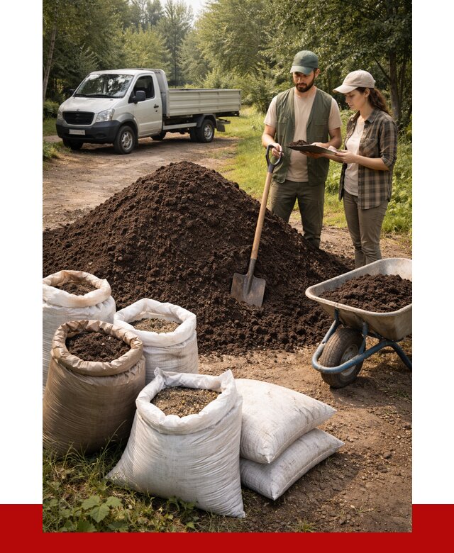Купить грунт с доставкой в Великом Новгороде от 4604 р. за м3 | ПРОНЕРУДВлк