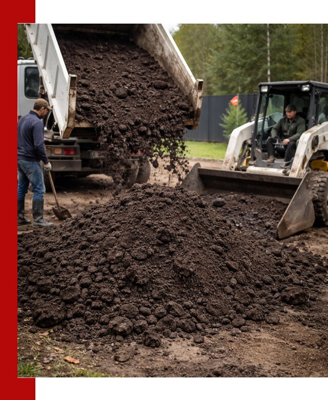 Плодородный грунт с доставкой в Великом Новгороде для садов и огородов