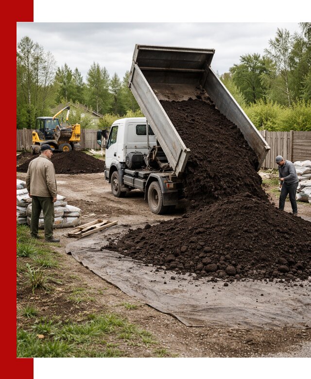 Доставка качественного почвогрунта в Великом Новгороде оптом и в розницу