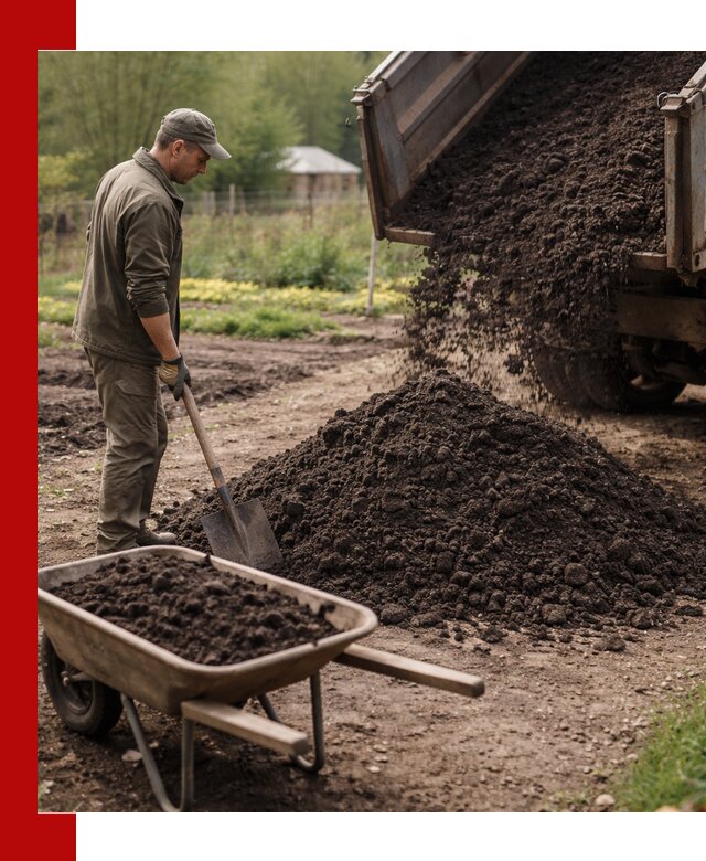 Доставка качественной земли для огорода в Великом Новгороде
