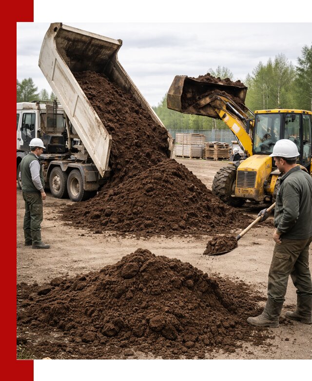 Доставка торфа оптом и в мешках в Великом Новгороде