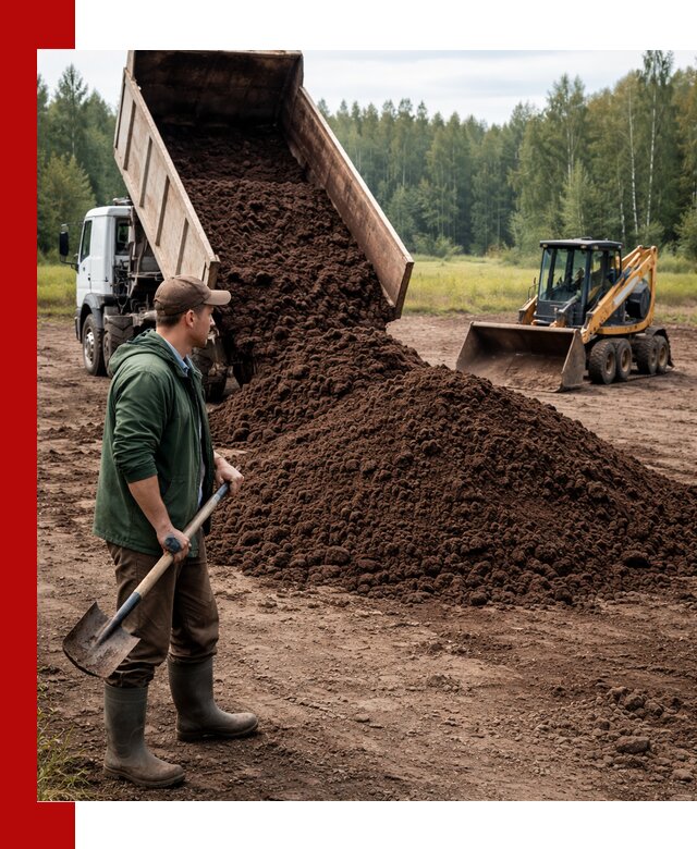 Купить верховой торф с доставкой в Великом Новгороде для садоводства и растений