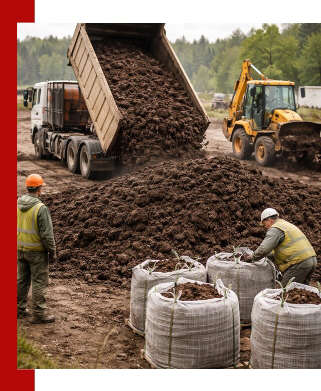 Доставка нейтрального торфа в Великом Новгороде оптом и в розницу
