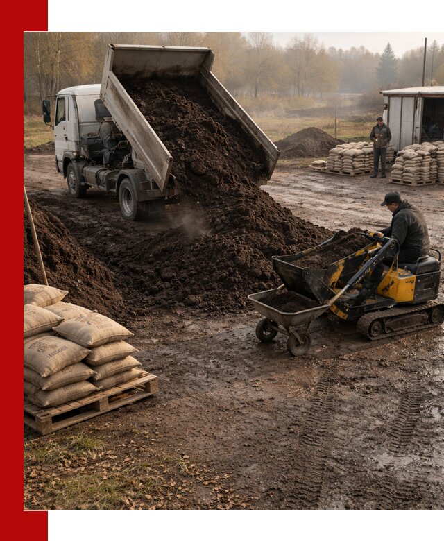 Кислый торф в доставке по выгодным ценам в Великом Новгороде