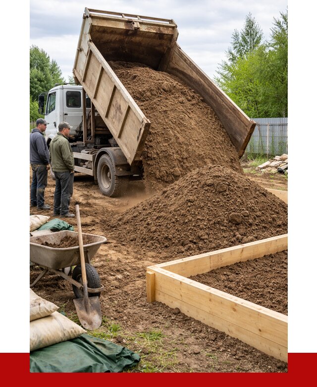 Торфо песчаная смесь в Великом Новгороде с доставкой от 1893 р. | ПРОНЕРУДВлк