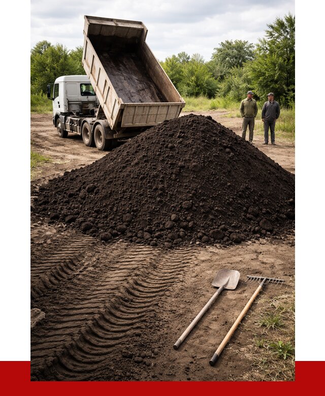 Купить чернозем навалом в Великом Новгороде от 1228 р. за куб | ПРОНЕРУДВлк