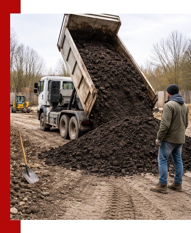 Доставка чернозема навалом в Великом Новгороде быстро и выгодно
