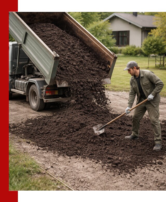 Чернозем для газона с доставкой в Великом Новгороде быстро и качественно