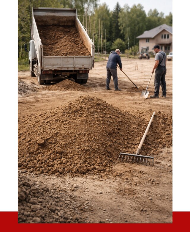 Суглинок для планировки в Великом Новгороде с доставкой от 4297 р. | ПРОНЕРУДВлк