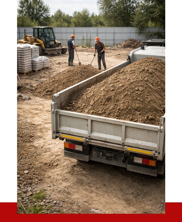 Супесь с доставкой в Великом Новгороде от 2506 р. за куб | ПРОНЕРУДВлк