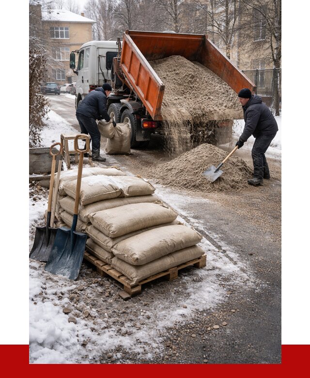 Противогололедные материалы оптом в Великом Новгороде от 4297 р. | ПРОНЕРУДВлк