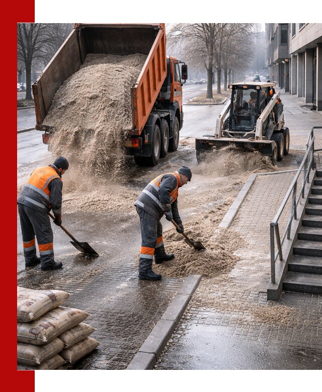 Поставка противогололедных материалов в Великом Новгороде